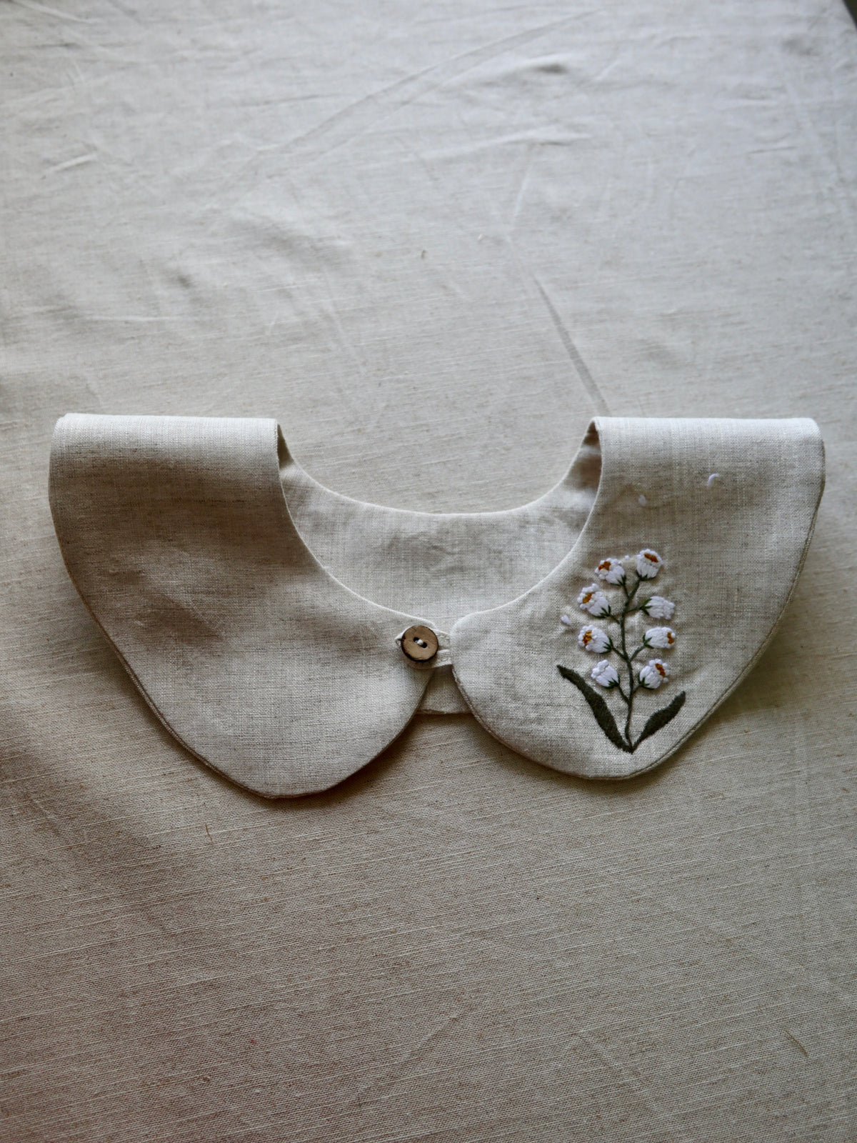 客製手刺繡彼得潘領片|小孩款
