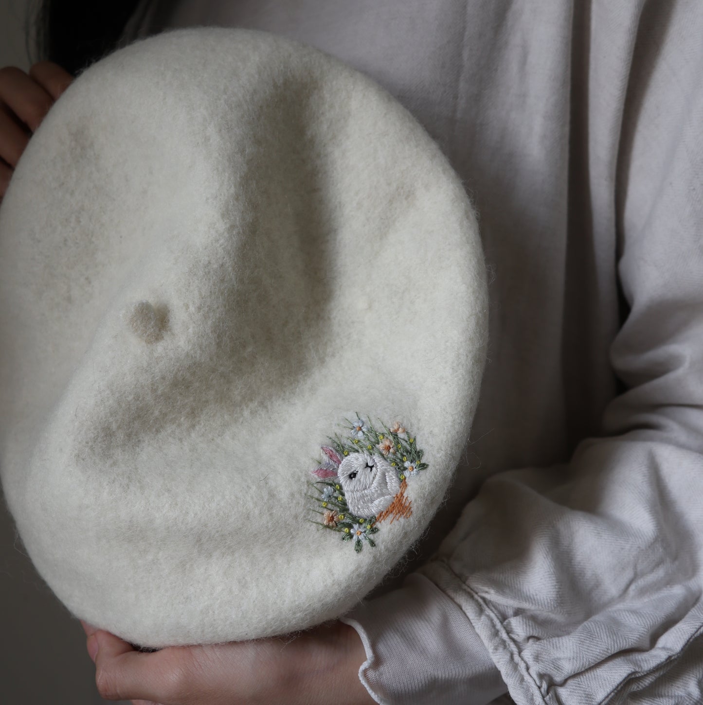動物系列|手刺繡羊毛帽