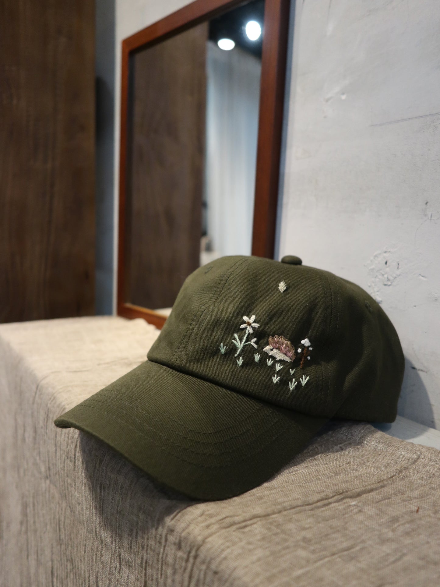 小刺蝟手刺繡棒球帽|Basic Version