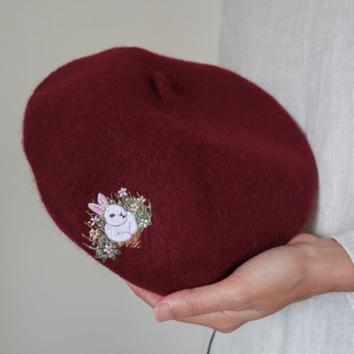 動物系列|手刺繡羊毛帽