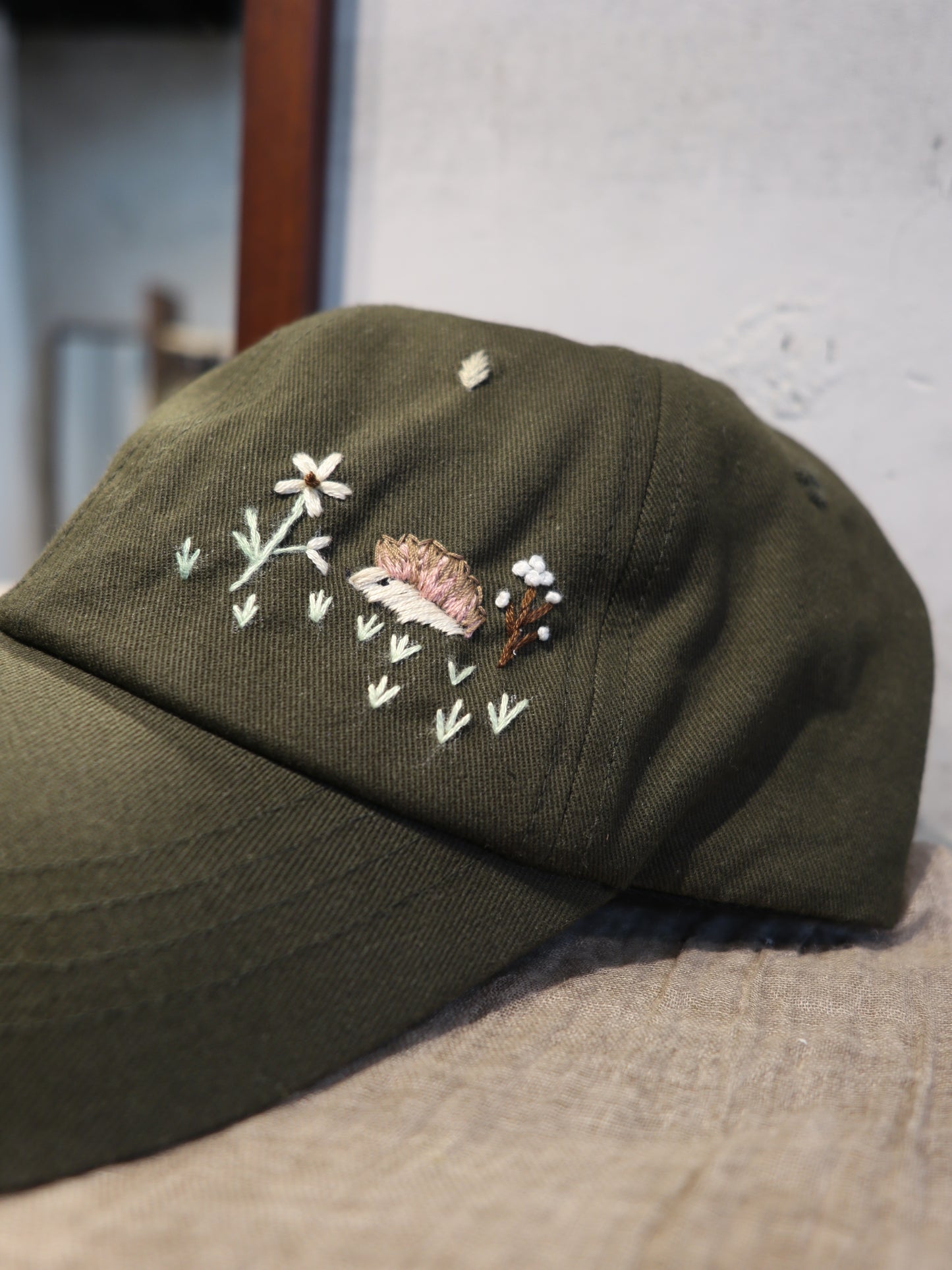 小刺蝟手刺繡棒球帽|Basic Version