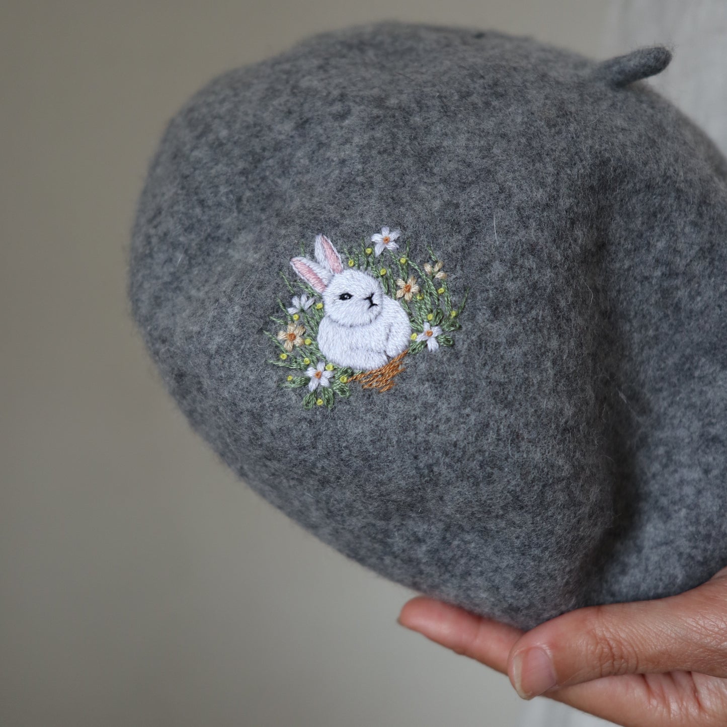 動物系列|手刺繡羊毛帽