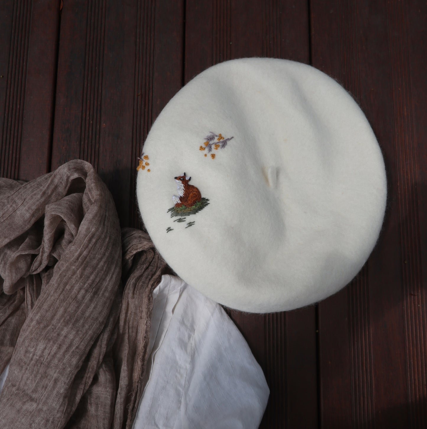動物系列|手刺繡羊毛帽
