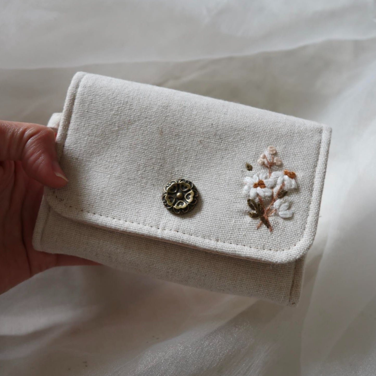 手刺繡小錢包| Little Wallet