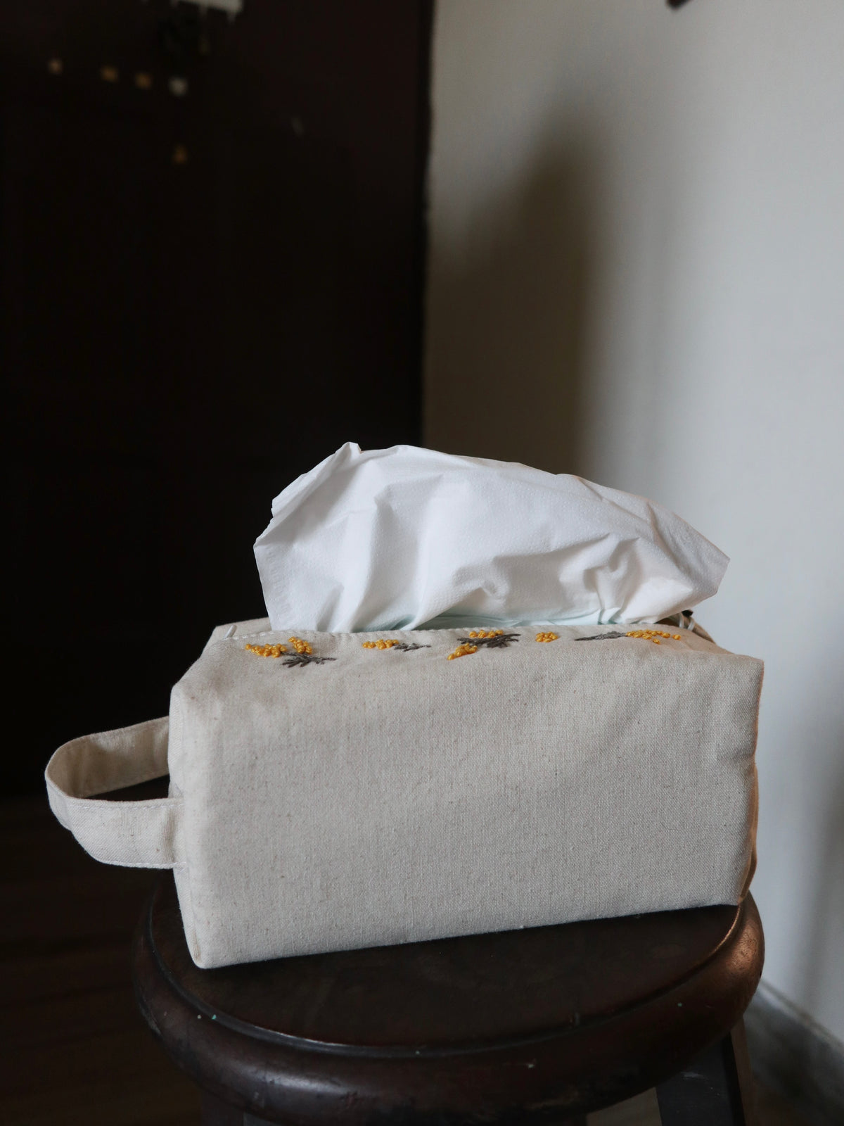 新款｜手刺繡面紙套/衛生棉套/Tissue Box