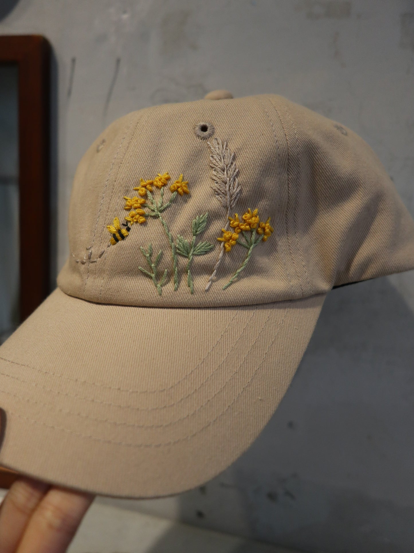 花卉手刺繡棒球帽|Basic Version