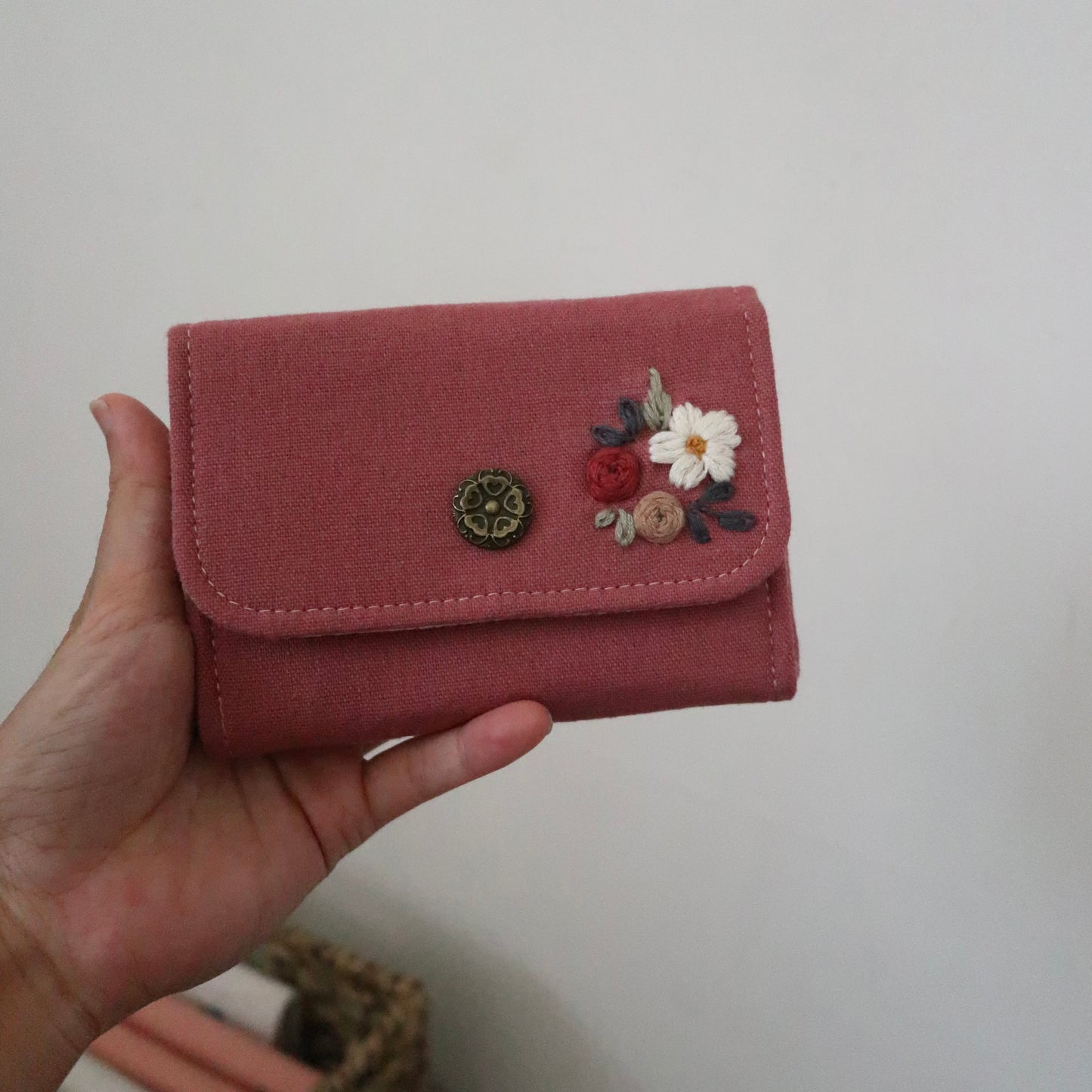 手刺繡小錢包| Little Wallet