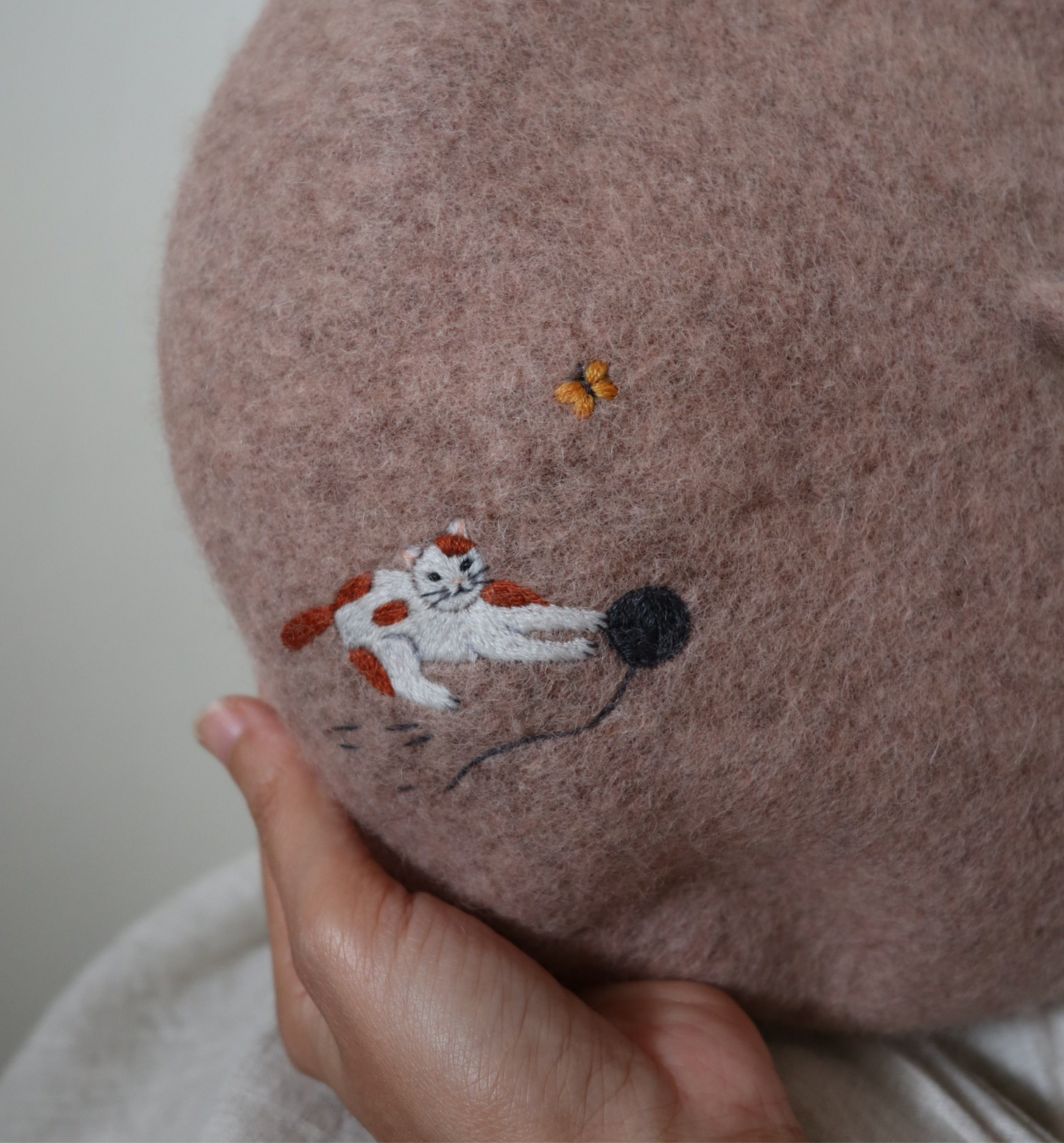 動物系列｜手刺繡羊毛帽