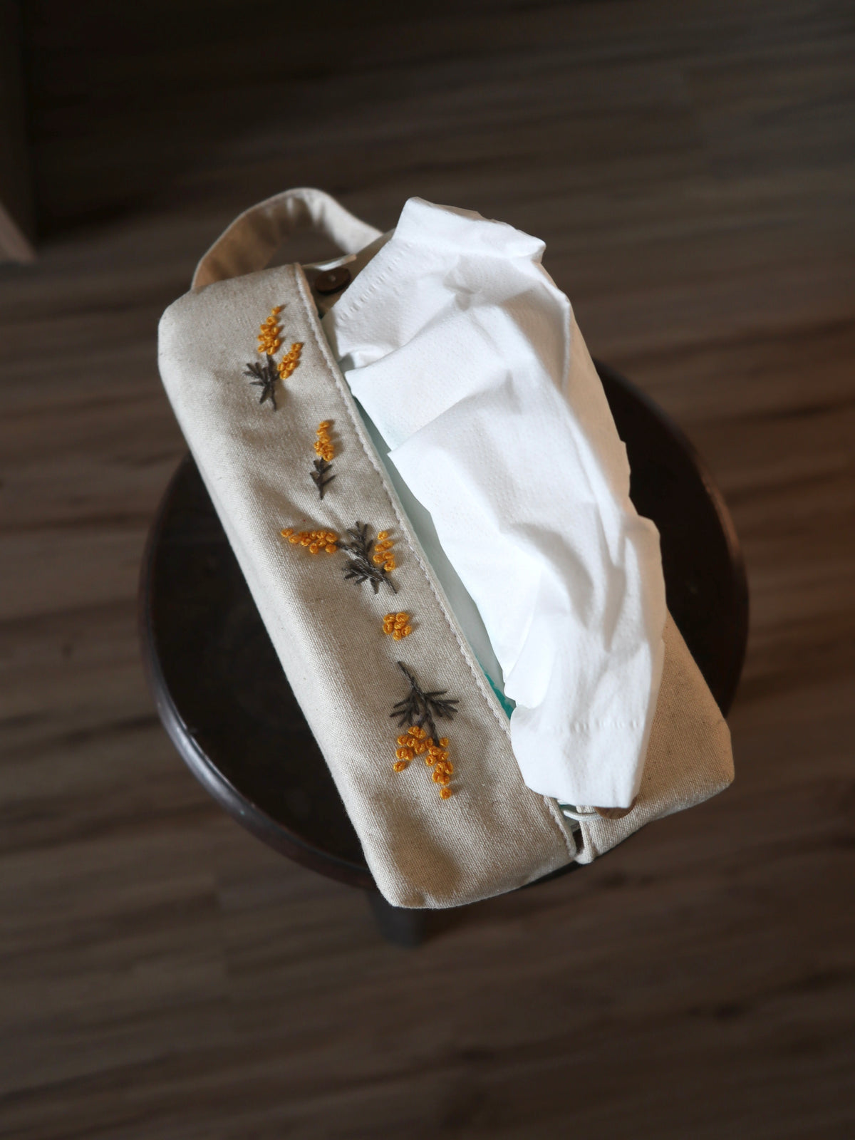 新款｜手刺繡面紙套/衛生棉套/Tissue Box