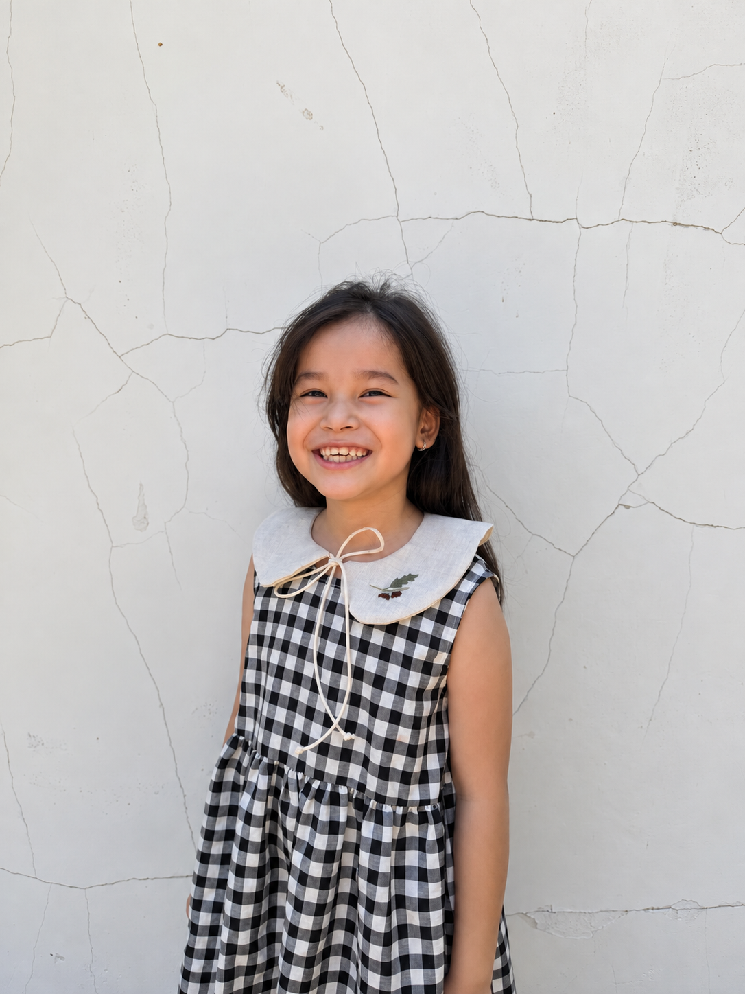 橡子手刺繡彼得潘領片｜小孩款 Little Acorn Peter Pan Collar