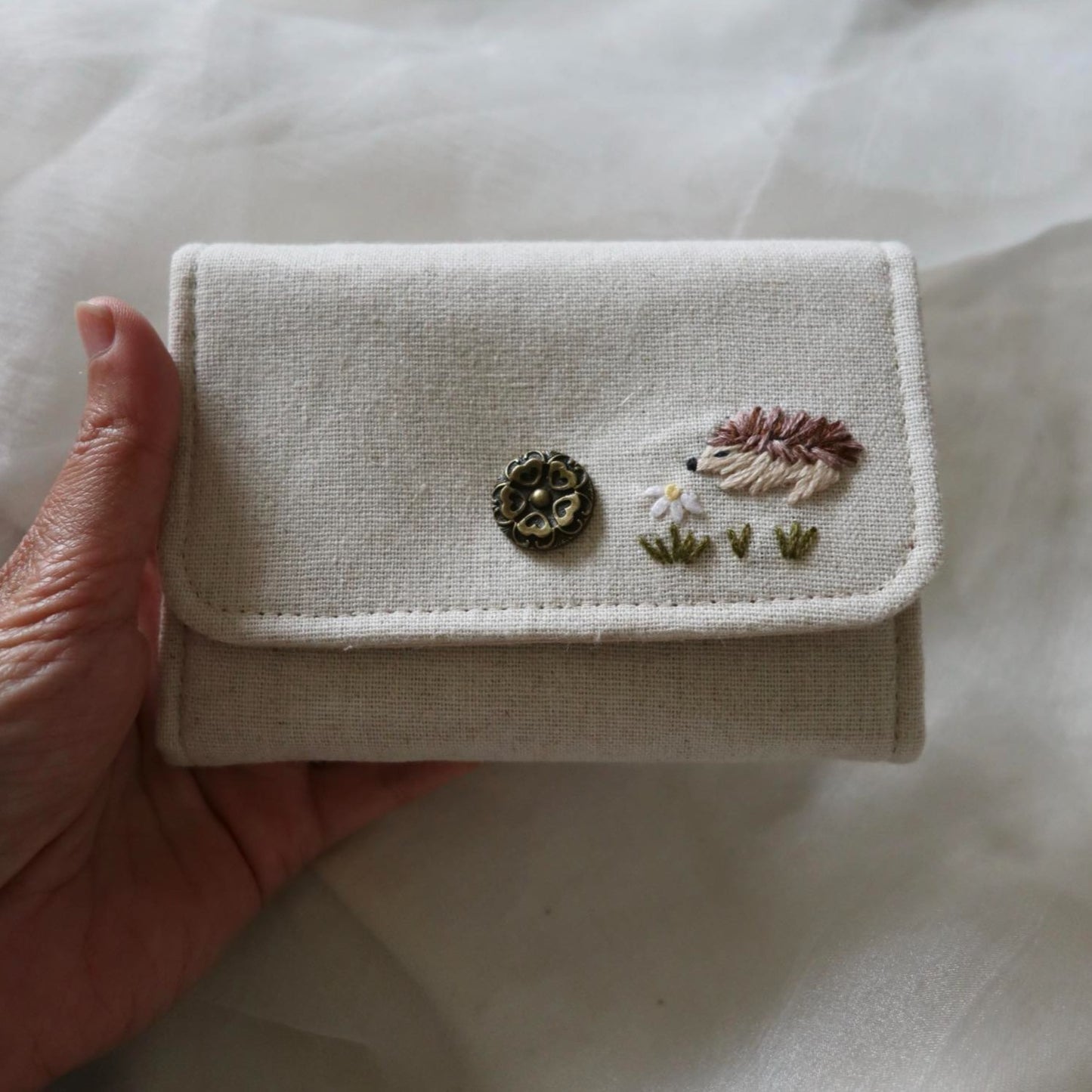 手刺繡小錢包| Little Wallet