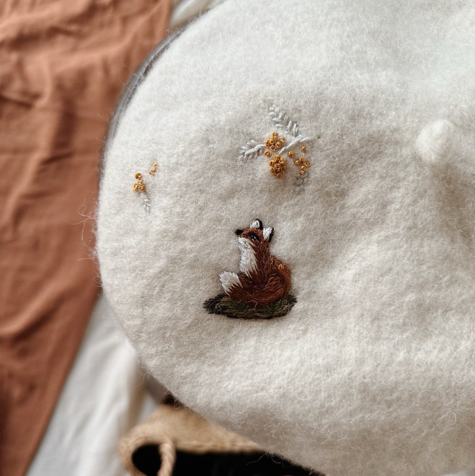 動物系列｜手刺繡羊毛帽