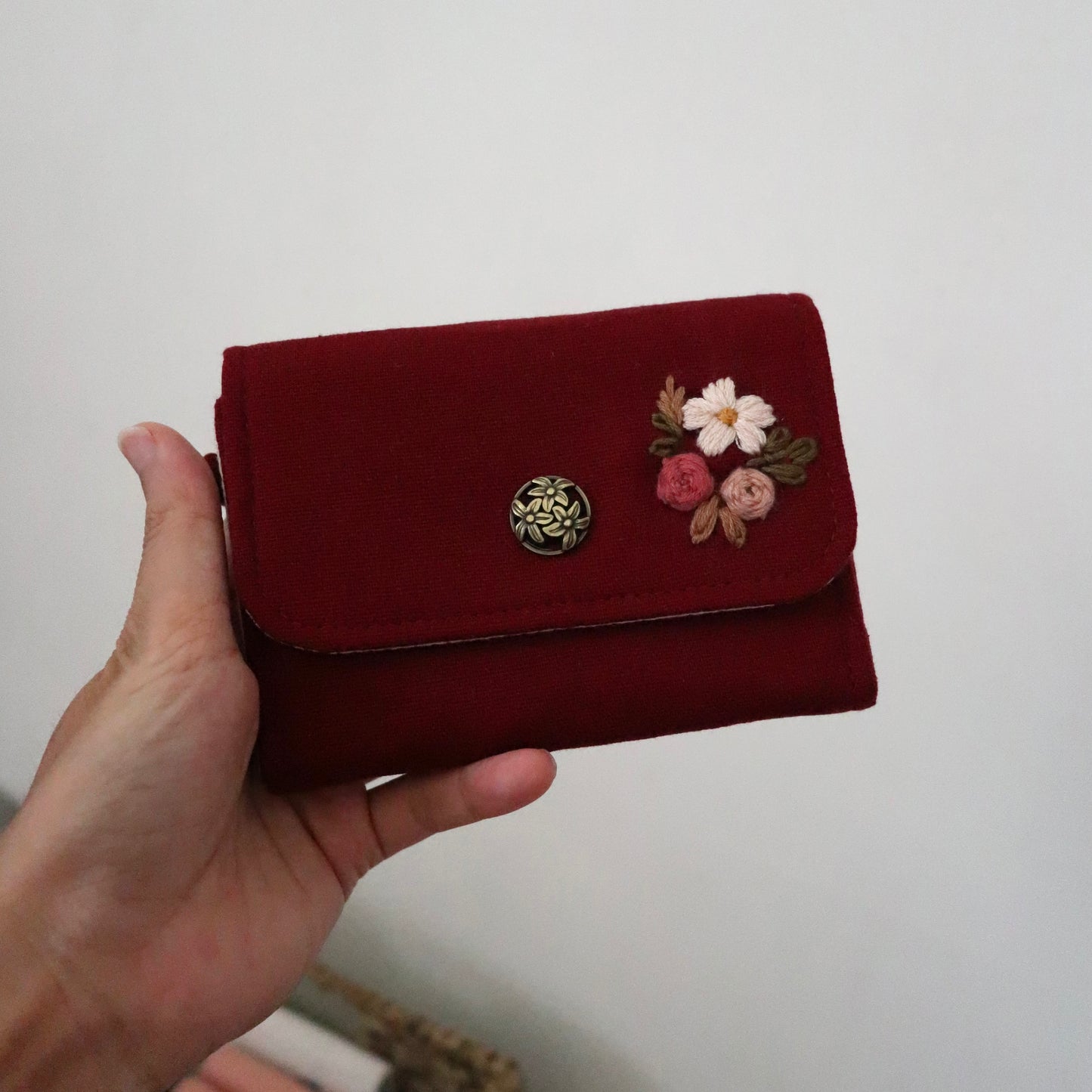 手刺繡小錢包| Little Wallet