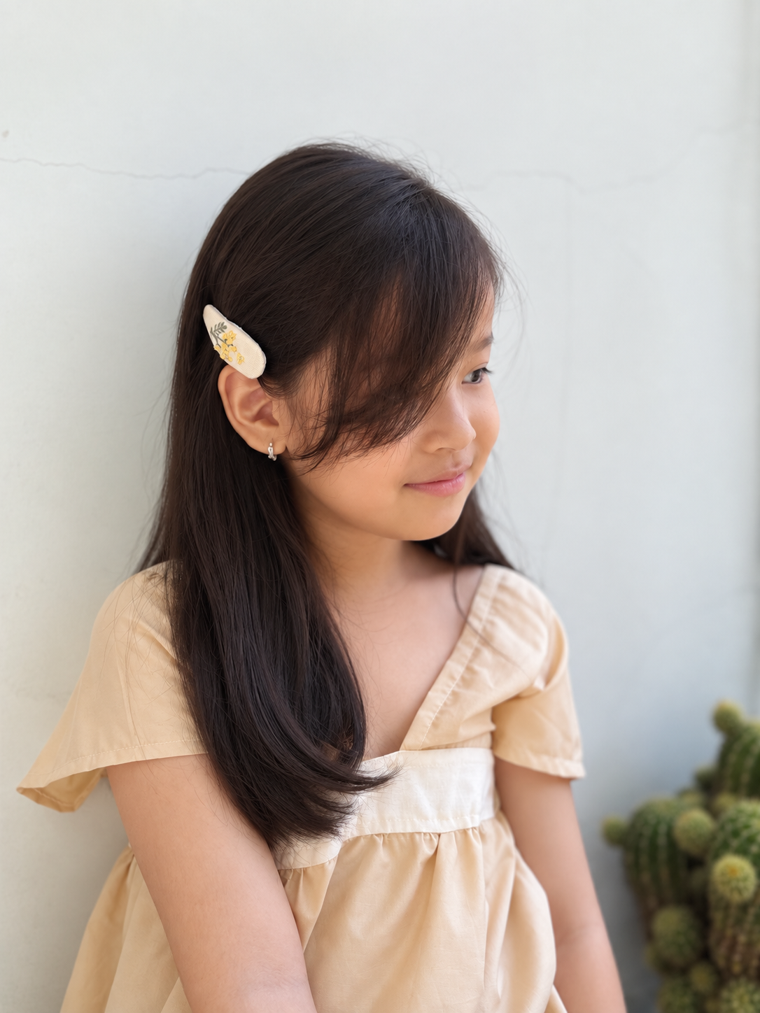 花間刺繡BB髮夾 Among the Flowers Hairclip