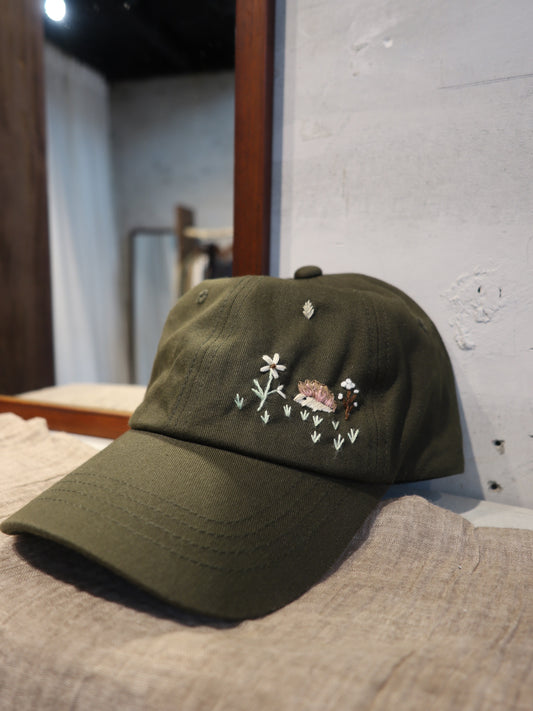 小刺蝟手刺繡棒球帽|Basic Version
