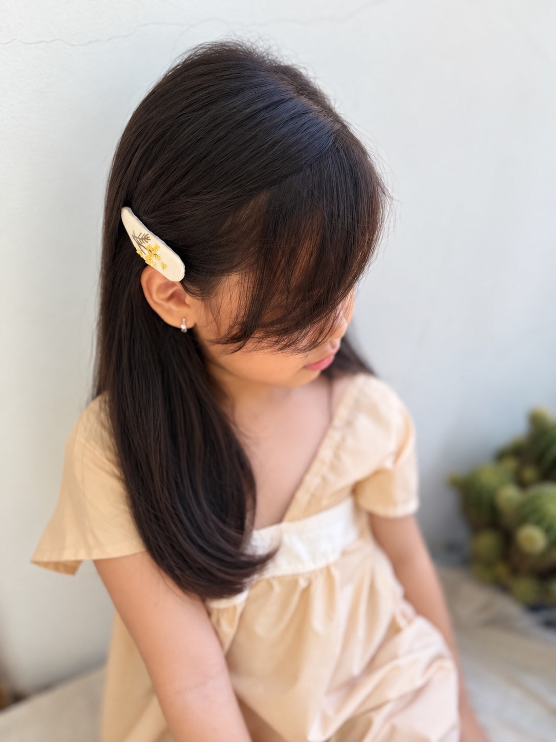 花間刺繡BB髮夾 Among the Flowers Hairclip