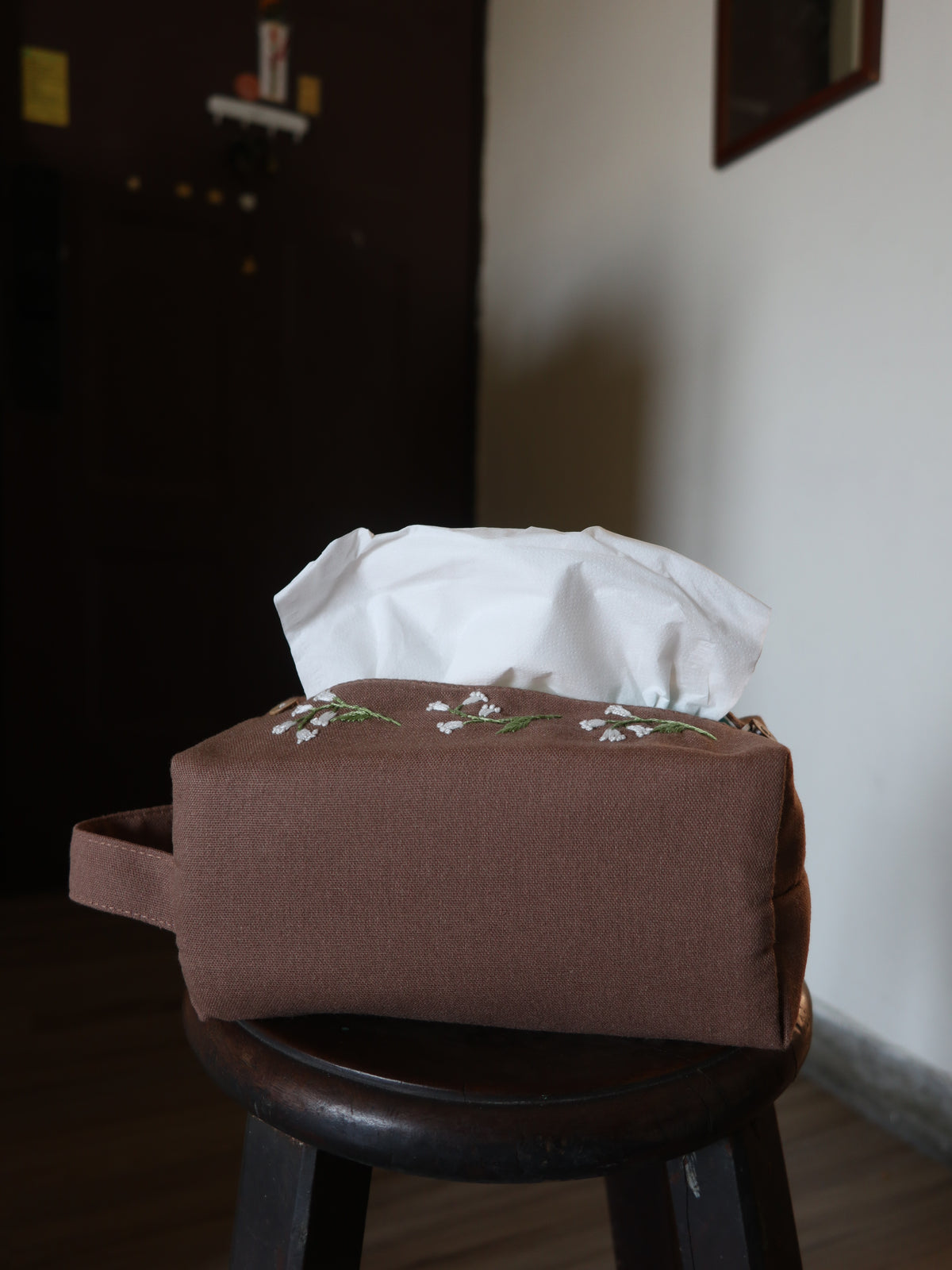 新款｜手刺繡面紙套/衛生棉套/Tissue Box