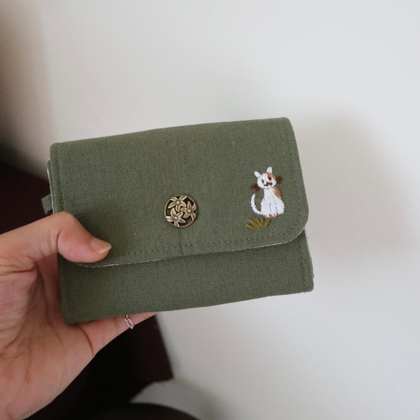 手刺繡小錢包| Little Wallet