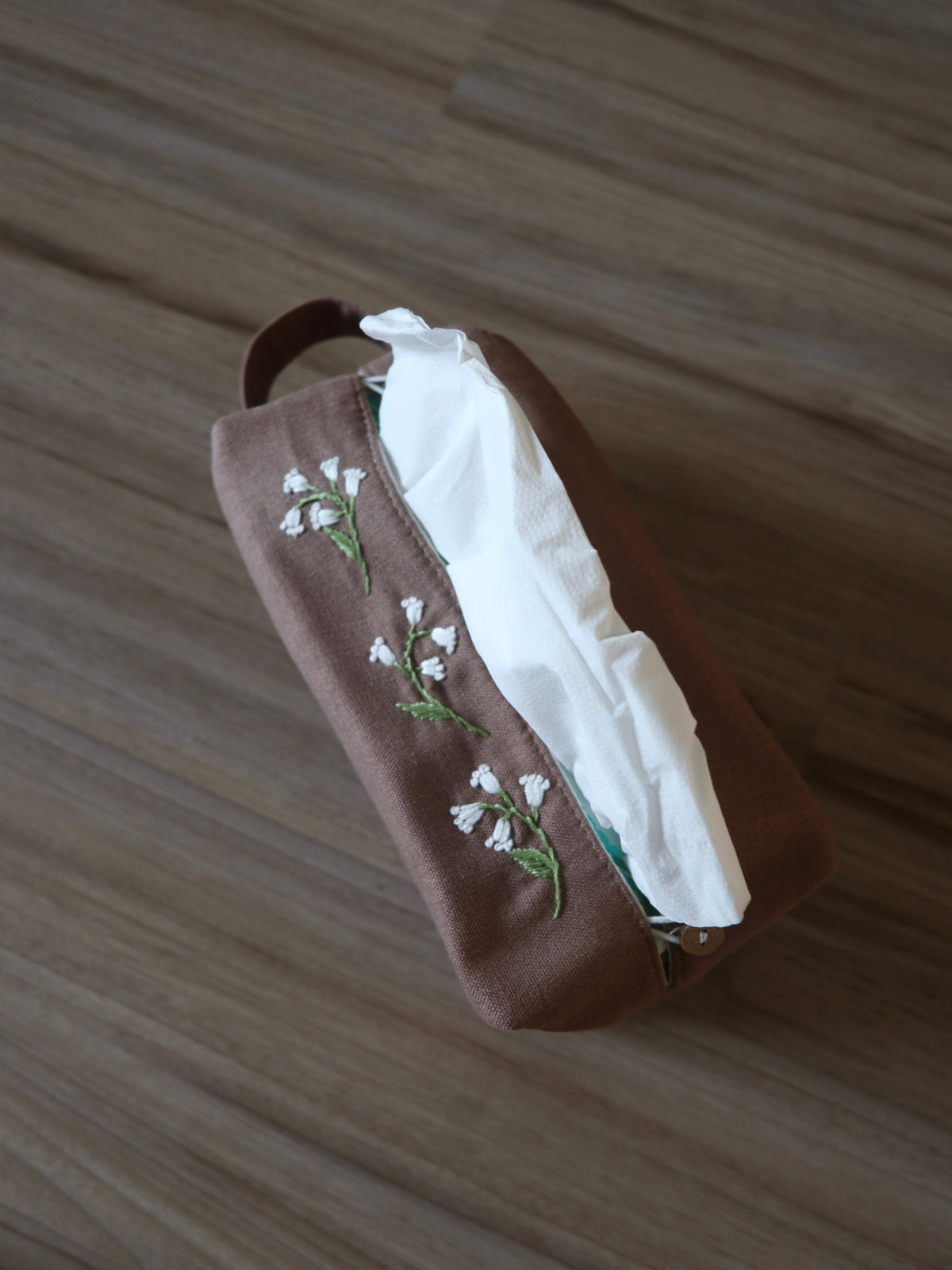 新款｜手刺繡面紙套/衛生棉套/Tissue Box