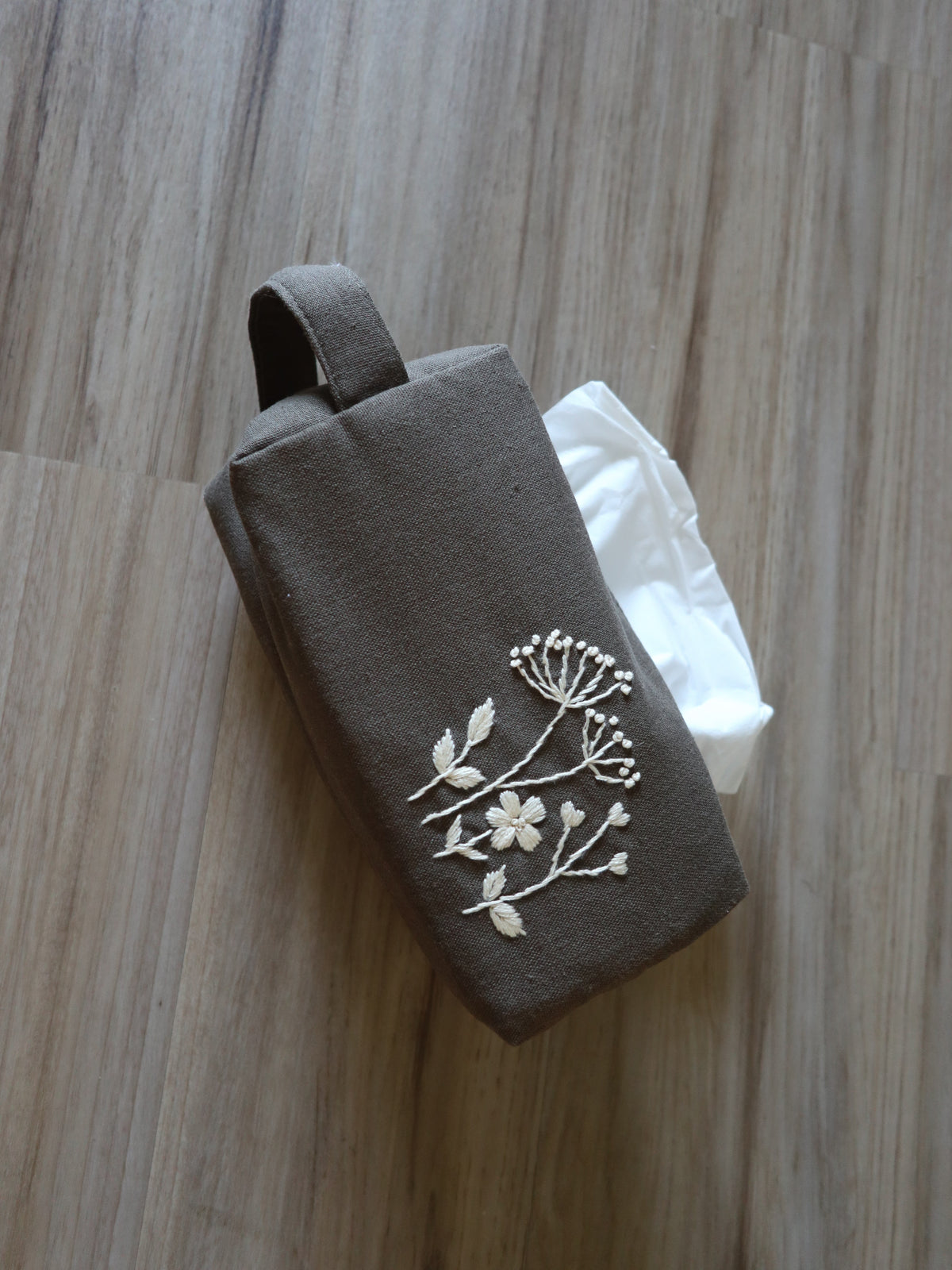 新款｜手刺繡面紙套/衛生棉套/Tissue Box