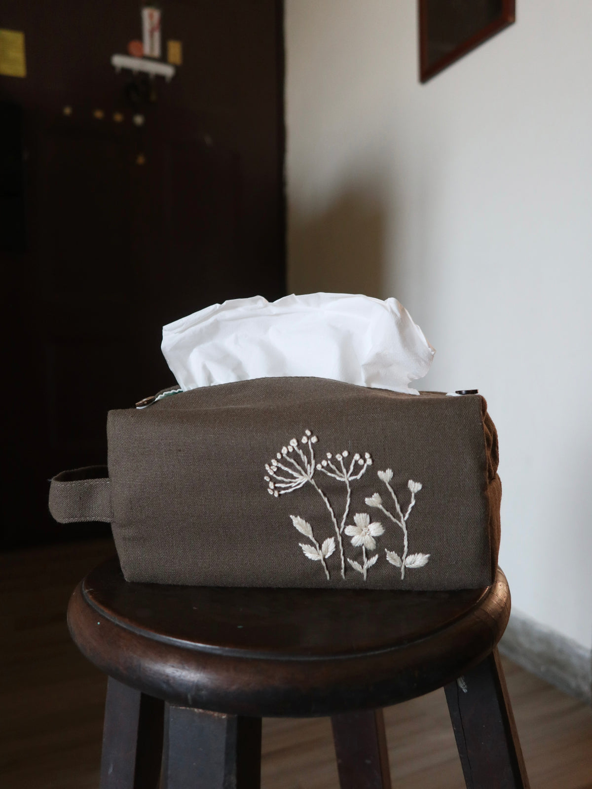 新款｜手刺繡面紙套/衛生棉套/Tissue Box