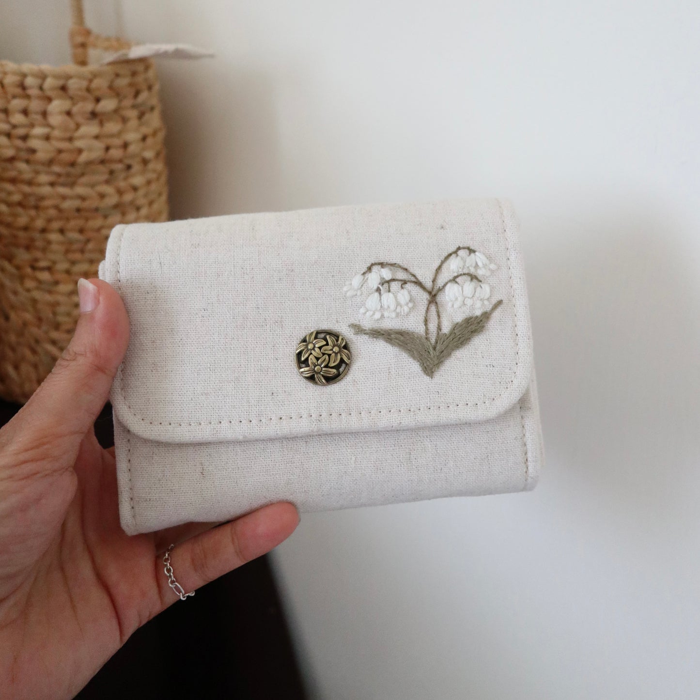 手刺繡小錢包| Little Wallet