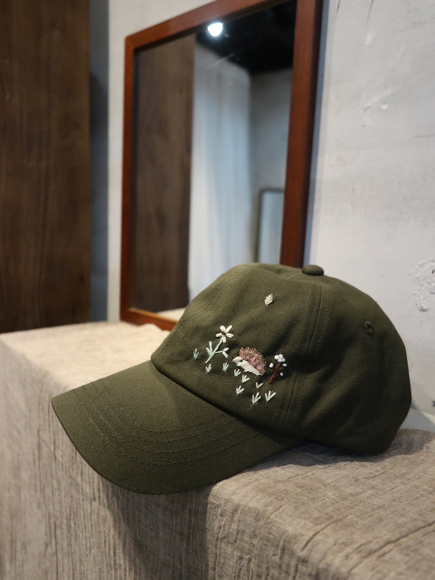 小刺蝟手刺繡棒球帽|Basic Version