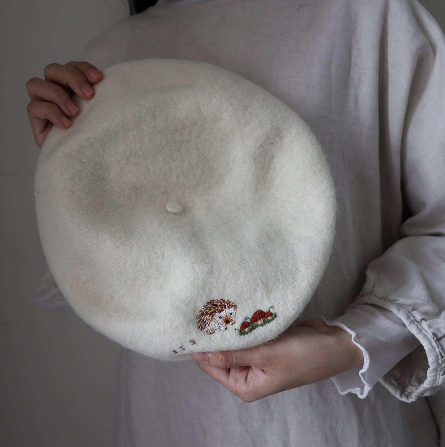 動物系列｜手刺繡羊毛帽
