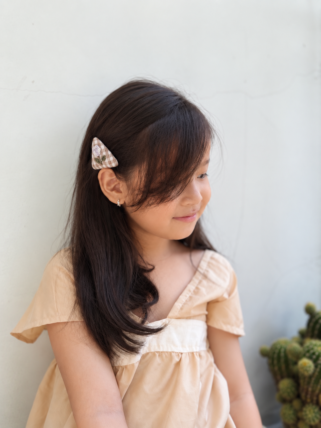 花間手刺繡BB髮夾 ｜小款 Flowers Small Hairclip
